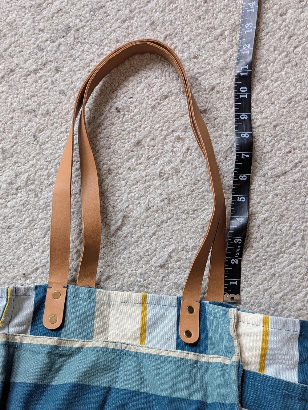 FEED PROJECT Canvas Market Tote | Coastal Stripe - Picture 9 of 12